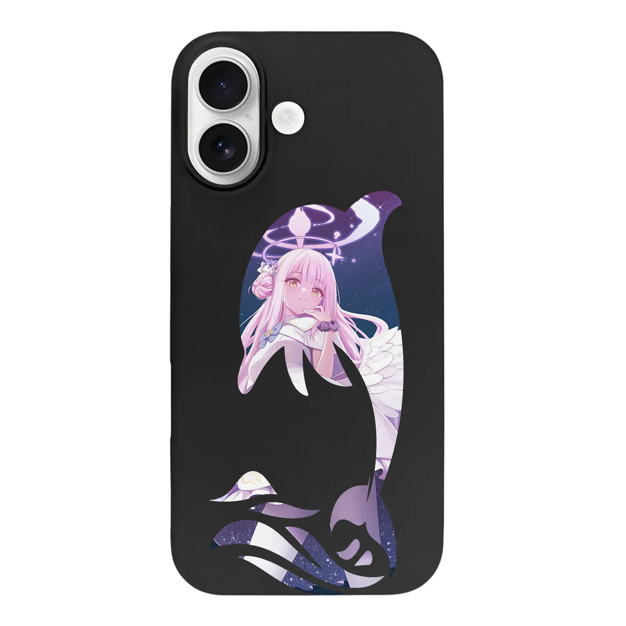 ブルーアーカイブ グッズ 聖園ミカ - iPhone 17 シリーズ シリコンケース 薄型 耐衝撃 指紋防止 ソフトタッチカバー 精密フィット 傷防止 保護ケース iPhone 17/17 Air/17 Pro/17 Pro Max 対応